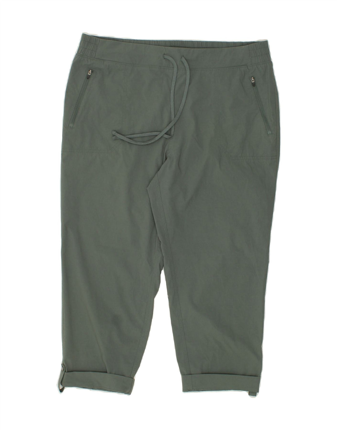 EDDIE BAUER Womens Tracksuit Trousers Large Khaki Nylon Vintage Eddie Bauer and Second-Hand Eddie Bauer from Messina Hembry 