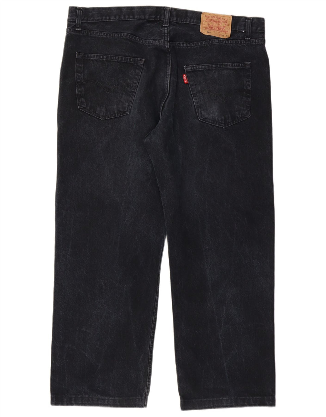 Levi's Uomo 501 Jeans dritti W40 L26 Cotone Nero