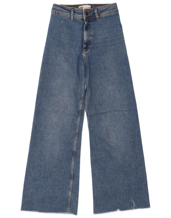 Jeans dritti a vita alta The Marine da donna Zara EU 36 XS W26 L29 Blu