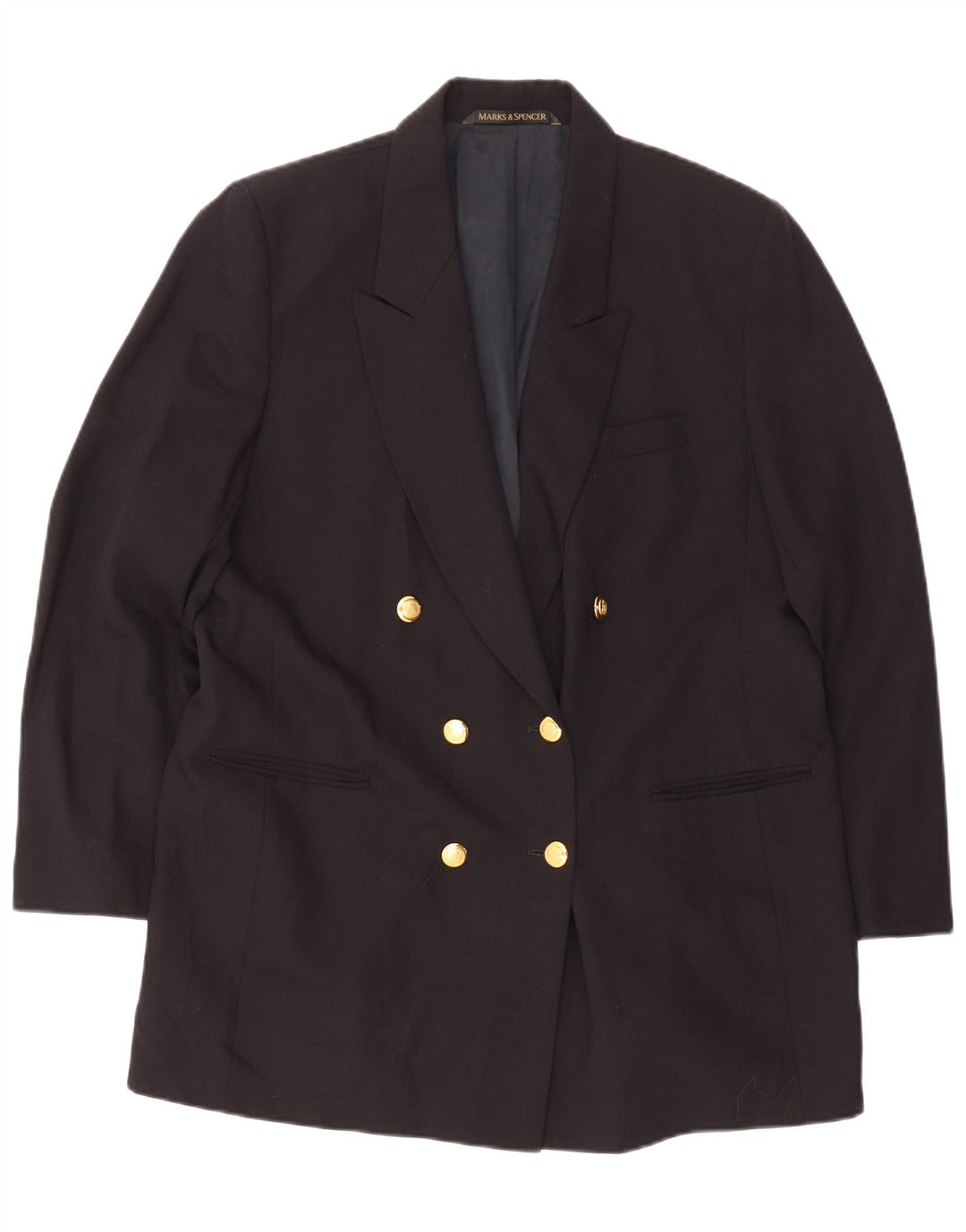 Giacca da donna Marks & Spencer St. Michael Blazer UK 20 2XL Blu navy