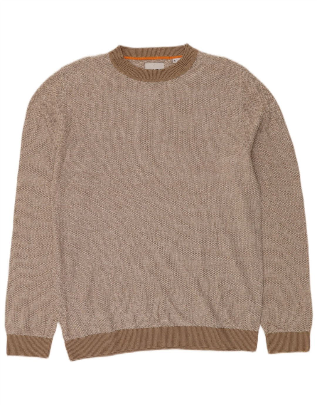 JACK & JONES Maglione maglione girocollo da uomo XL Beige acrilico