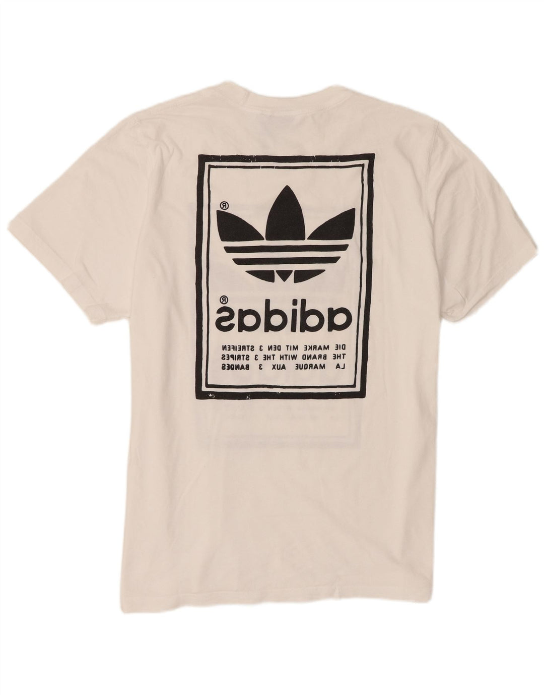 T-shirt grafica da uomo Adidas Top XL bianca