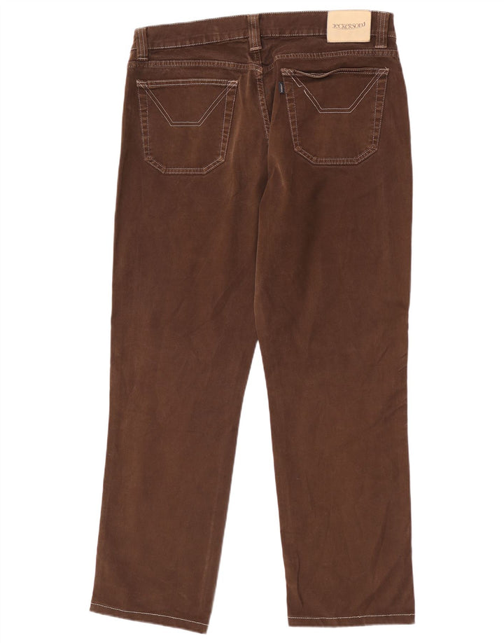 Jeans dritti da uomo Jeckerson W38 L30 cotone marrone