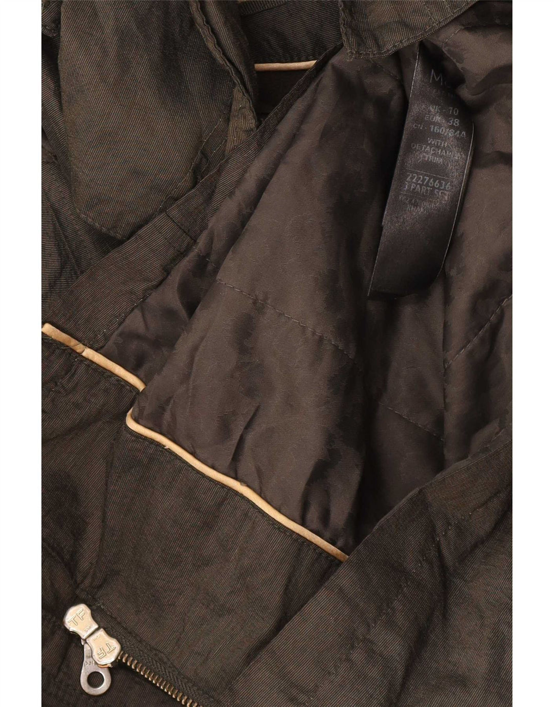 Giacca militare con cappuccio Marks & Spencer da donna Per Una UK 10 Small Khaki