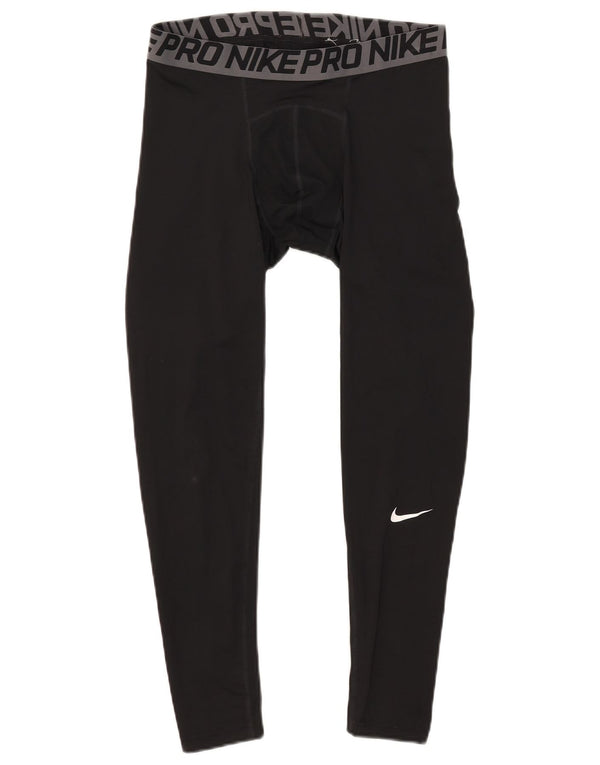 Leggings grafici Nike Dri Fit da uomo grandi neri
