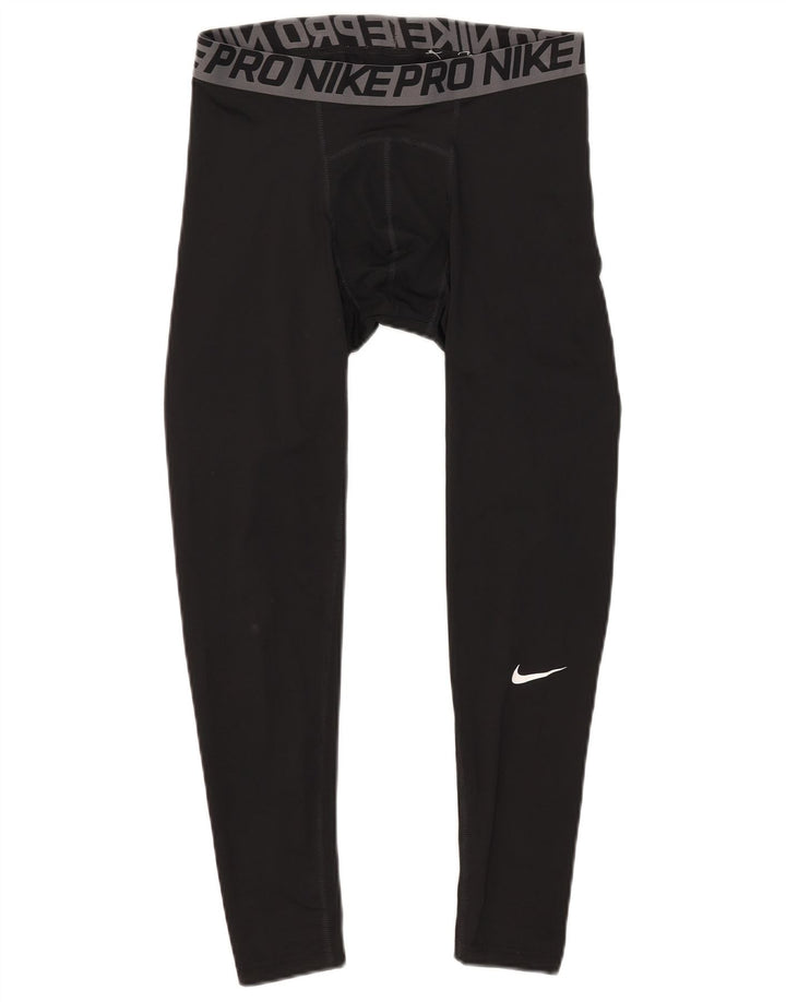 Leggings grafici Nike Dri Fit da uomo grandi neri