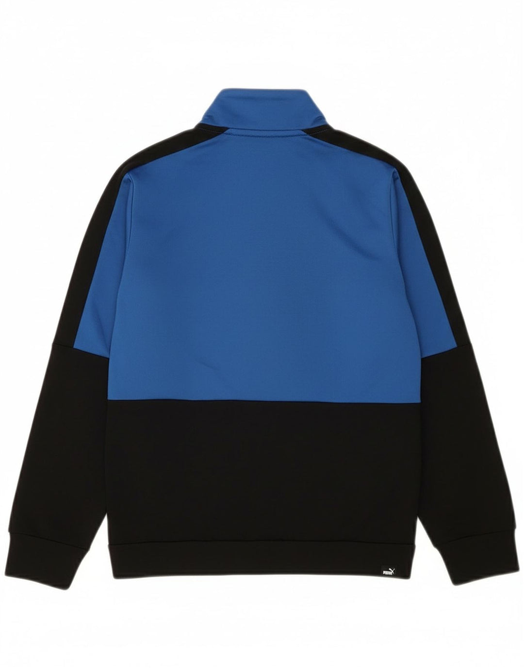 Giacca da tuta grafica da ragazzo Puma 9-10 anni Blu Colourblock