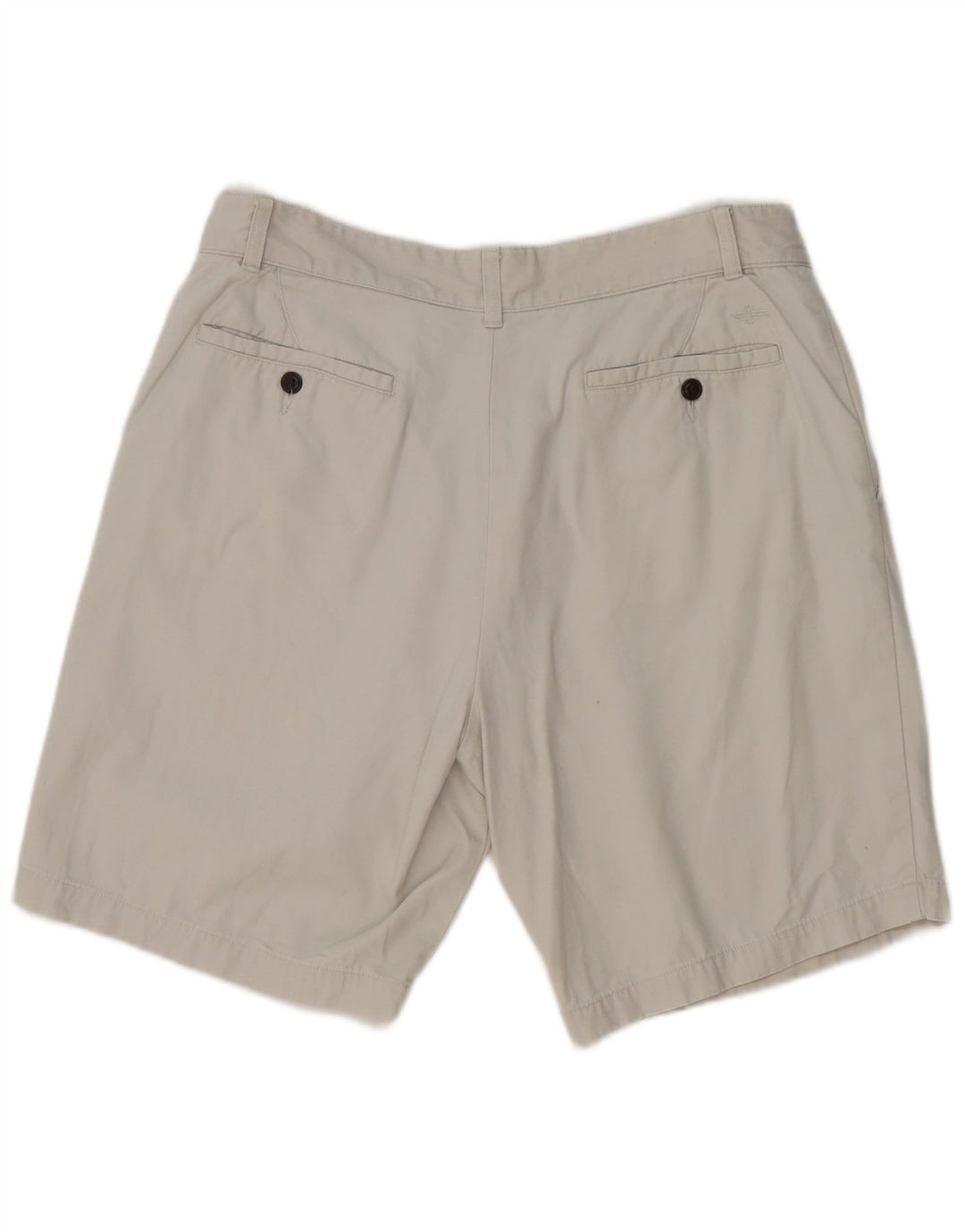 Pantaloncini chino color kaki da uomo Dockers W34 grandi in cotone grigio