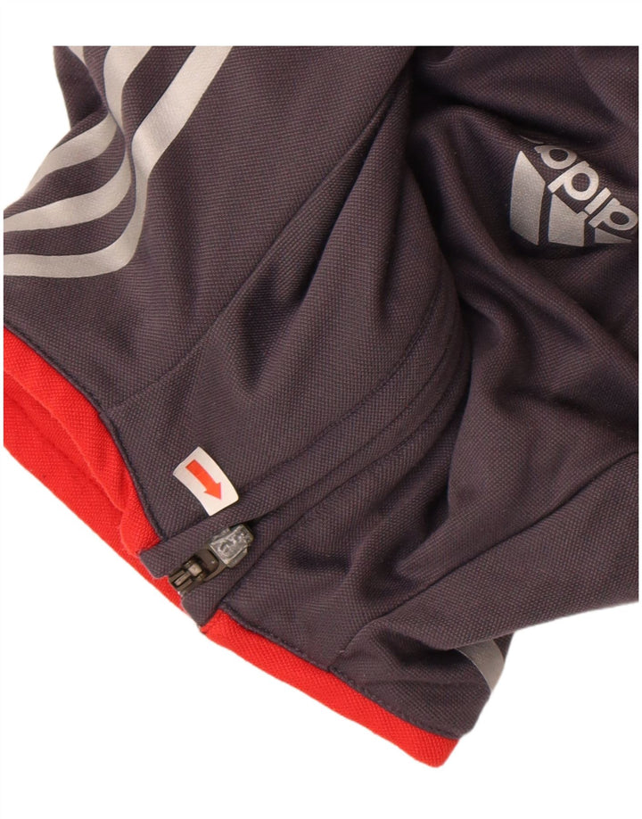 Top della tuta da allenamento Adidas Climacool da uomo UK 36/38 piccolo grigio