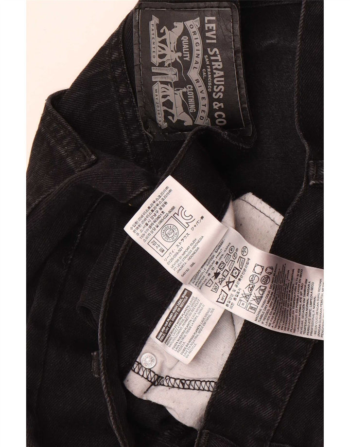 Jeans dritti da uomo Levi's W34 L34 cotone nero