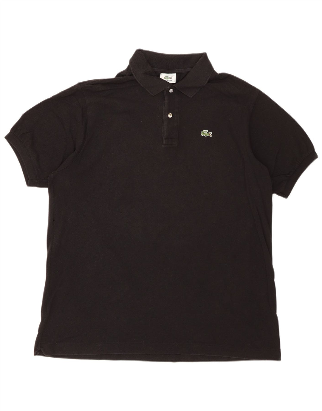 Polo da uomo LACOSTE taglia 6 XL in cotone nero
