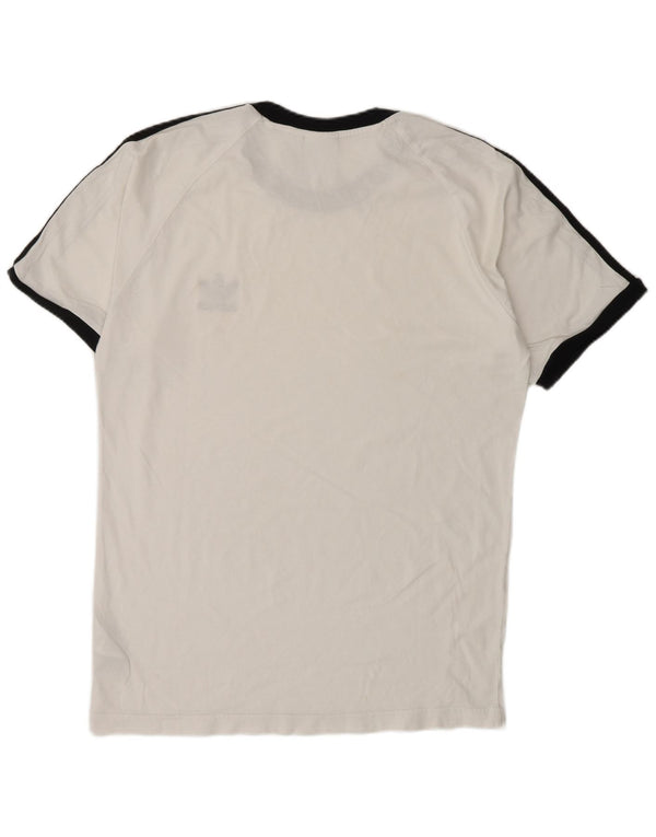Maglietta Adidas da uomo Top Large in cotone bianco