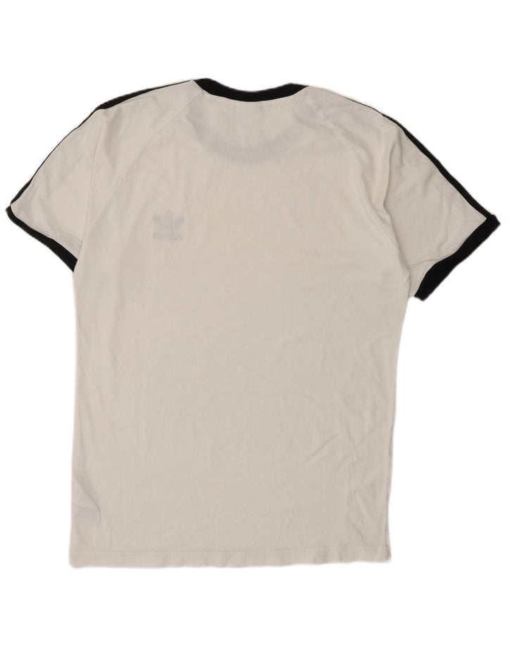 Maglietta Adidas da uomo Top Large in cotone bianco