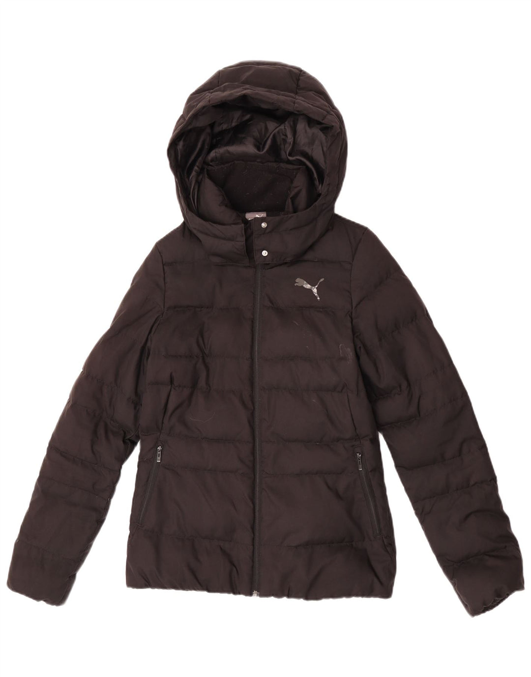 Giacca imbottita con cappuccio da donna Puma UK 8 Small Nero Poliestere