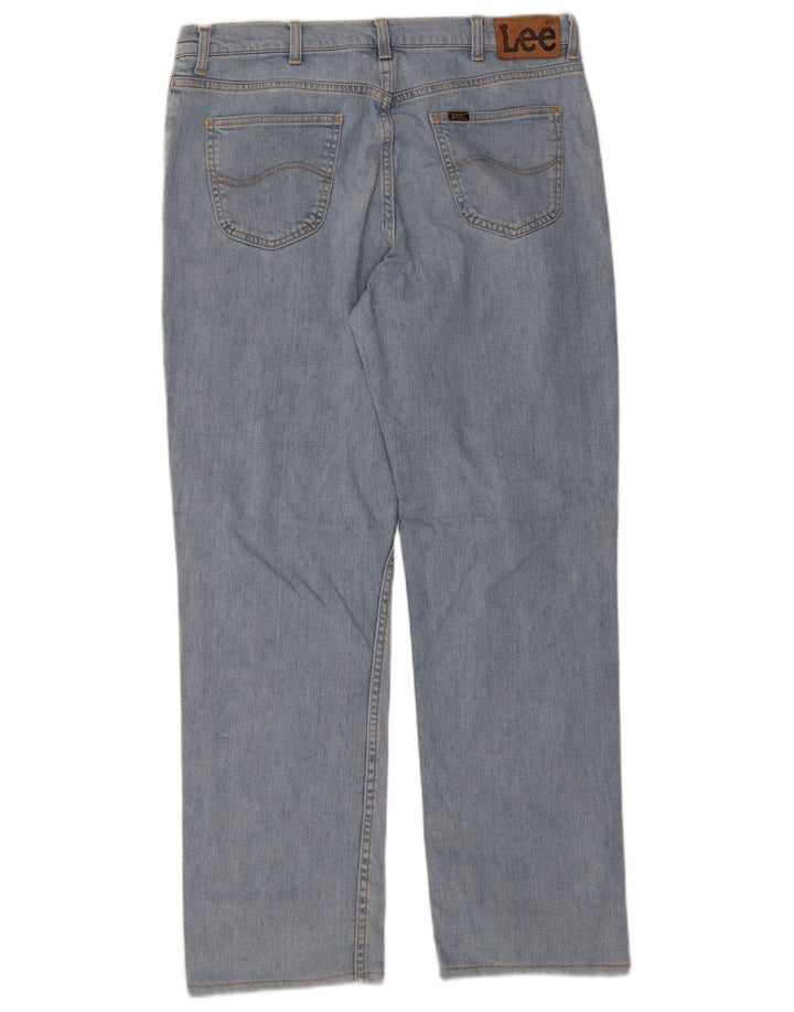 Jeans dritti da uomo Lee Brooklyn W38 L31 cotone blu