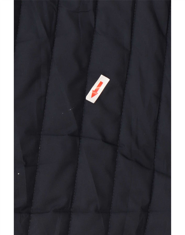 Giacca imbottita da donna Adidas UK 10 Small blu navy in poliestere