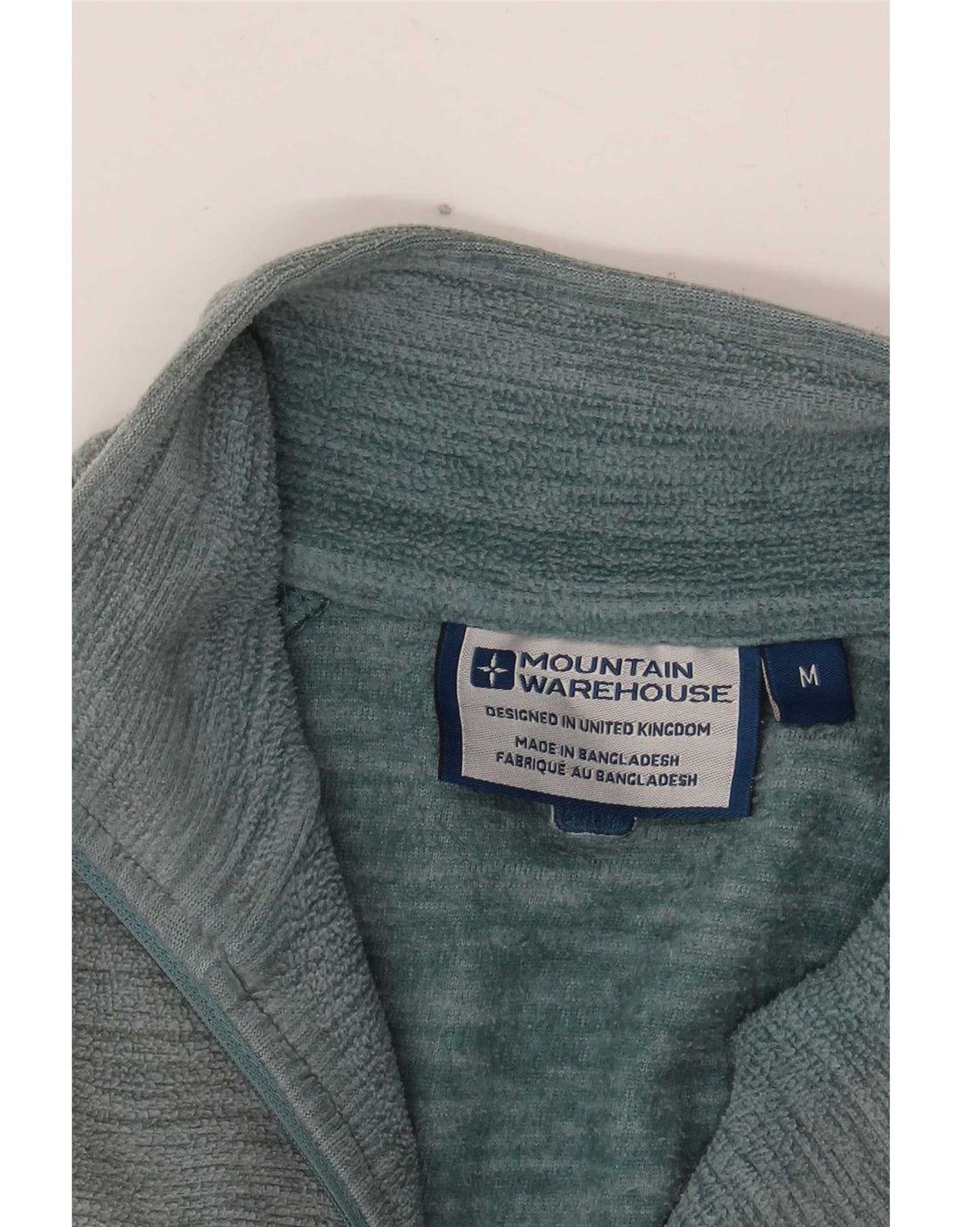 Maglione in pile da uomo con zip e collo Mountain Warehouse Blu medio