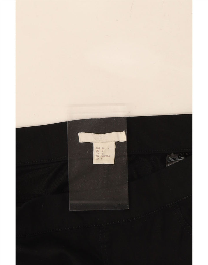 H&M Womens Leggings US 6 Medium  Black Cotton Vintage H&M and Second-Hand H&M from Messina Hembry 