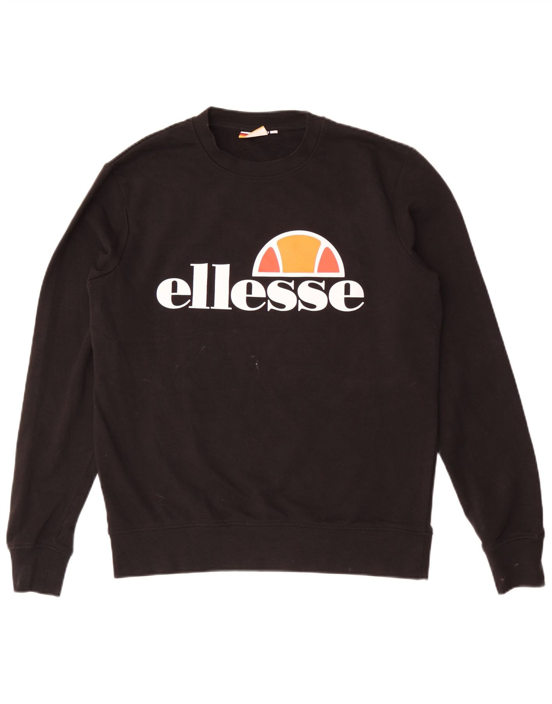 Felpa grafica da uomo Ellesse Maglione piccolo cotone nero