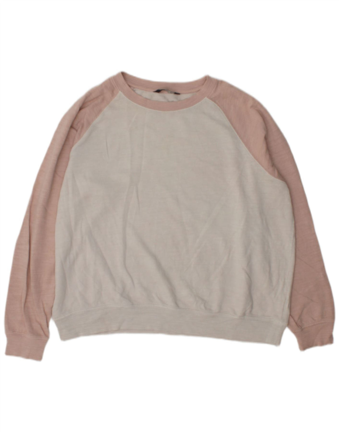 Felpa da donna Marks & Spencer UK 16 Large Off White Colourblock