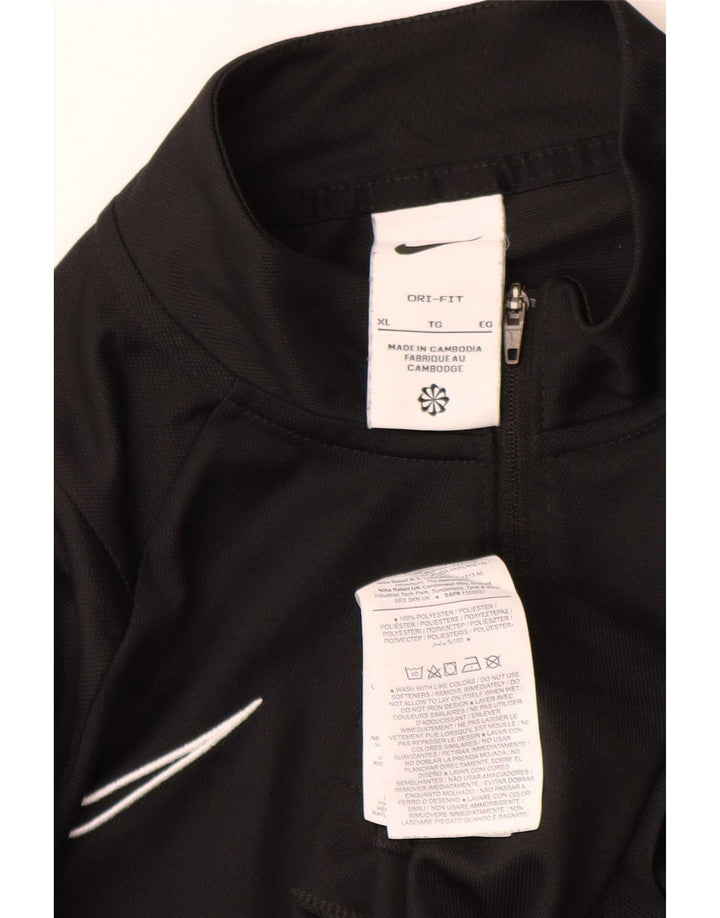 Giacca da tuta Nike Dri Fit da uomo XL nera in poliestere