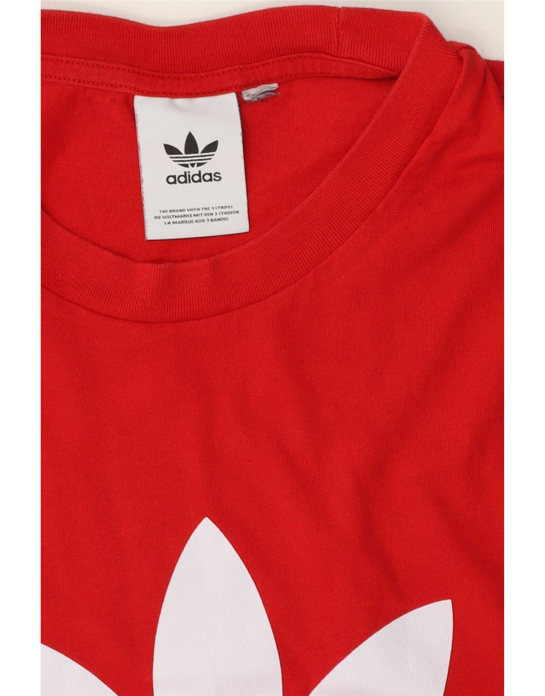 T-shirt grafica regolare da uomo Adidas Large rossa
