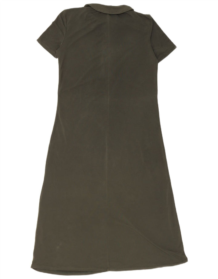 Abito polo da donna ZARA UK 12 verde medio