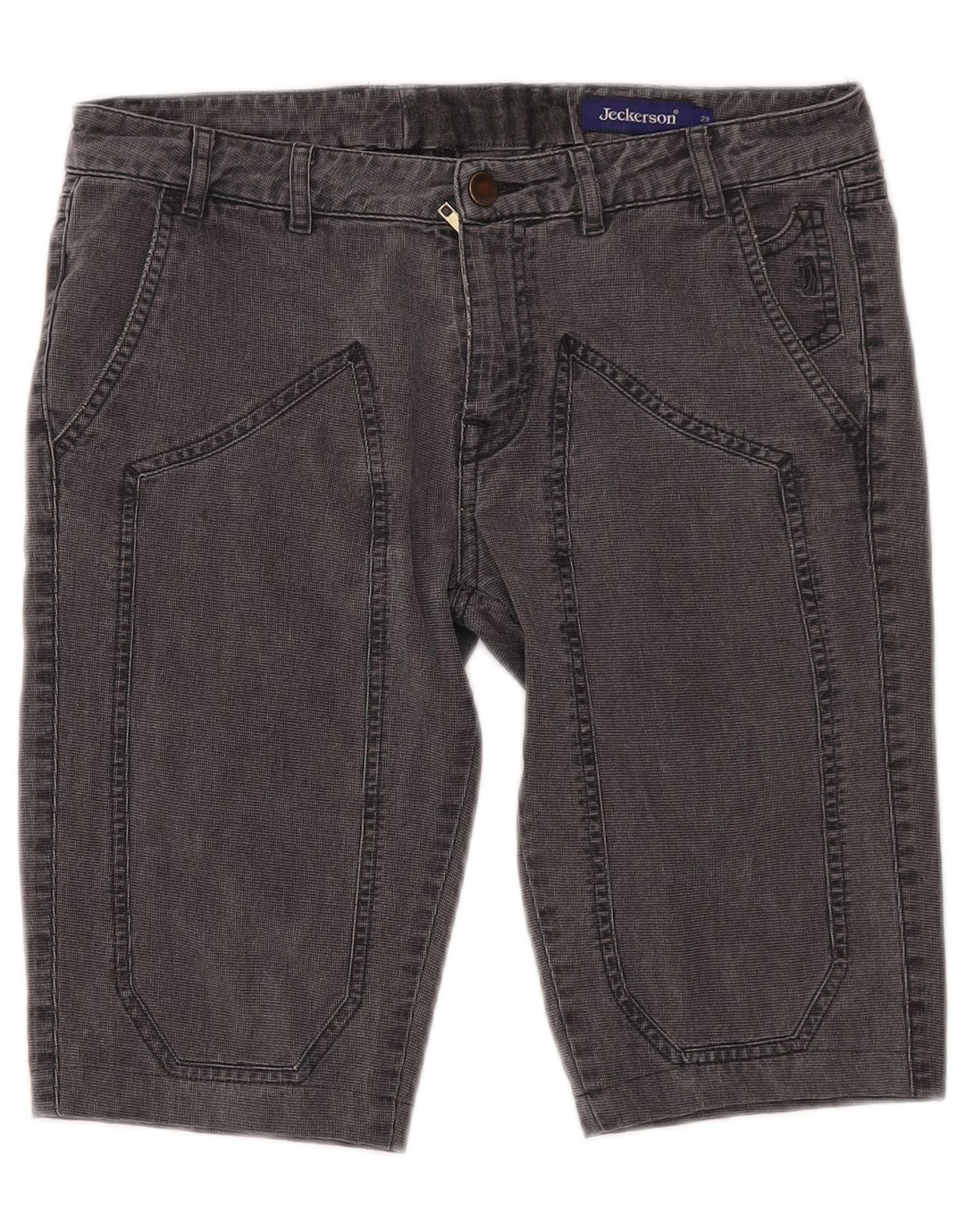 Pantaloncini chino da uomo JECKERSON W29 cotone nero medio