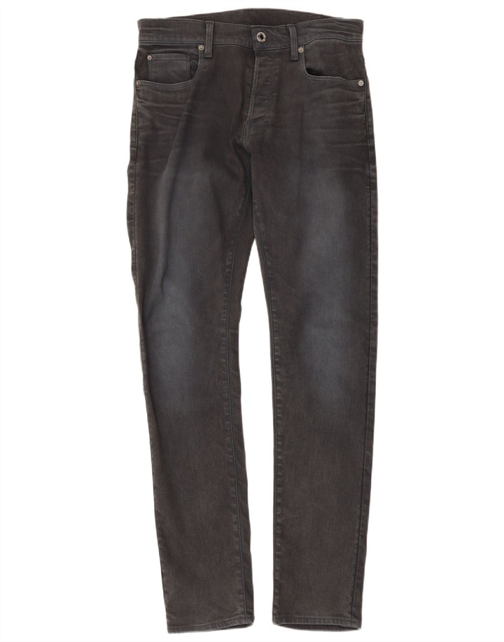 Jeans slim da uomo G-STAR 3301 W31 L34 cotone nero
