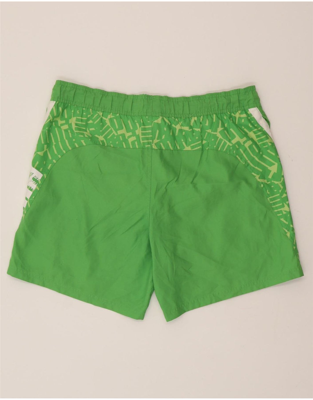 Pantaloncini da bagno con grafica PUMA da uomo, grandi, in poliestere verde