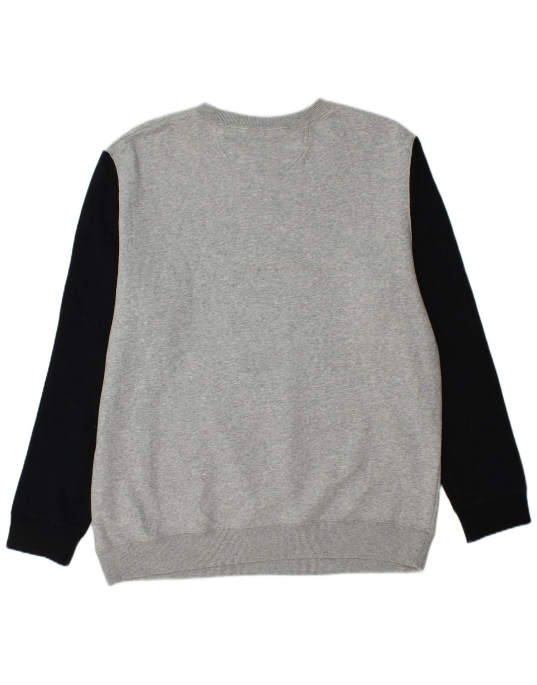 CONVERSE Felpa grafica da uomo Maglione XL Cotone color block grigio