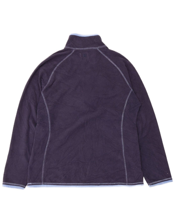 Maglione in pile da donna con collo con zip Mountain Warehouse UK 14 medio blu navy