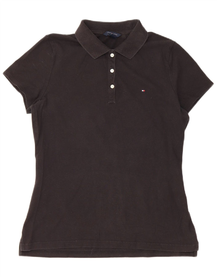 Polo da donna Tommy Hilfiger UK 14 grande nera