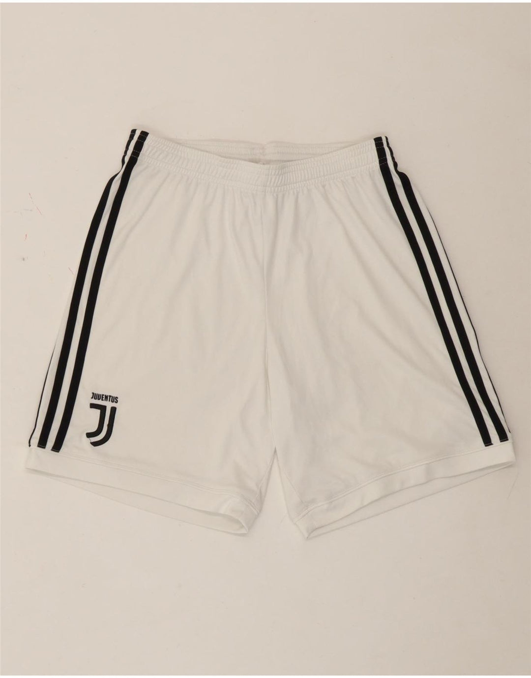 Pantaloncini sportivi Adidas da donna Juventus UK 8 piccoli poliestere bianco