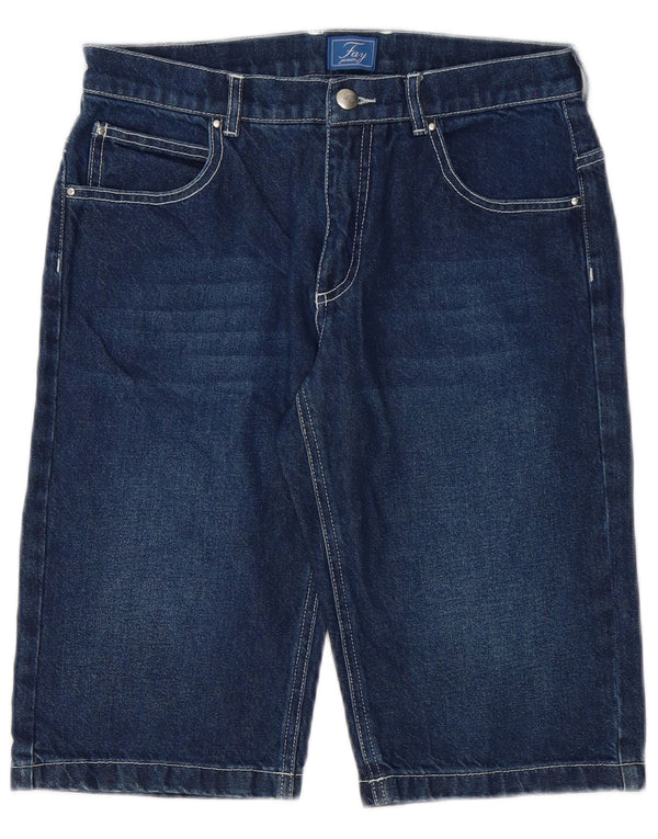 Shorts in denim da bambino Fay 15-16 anni W28 Blu Cotone