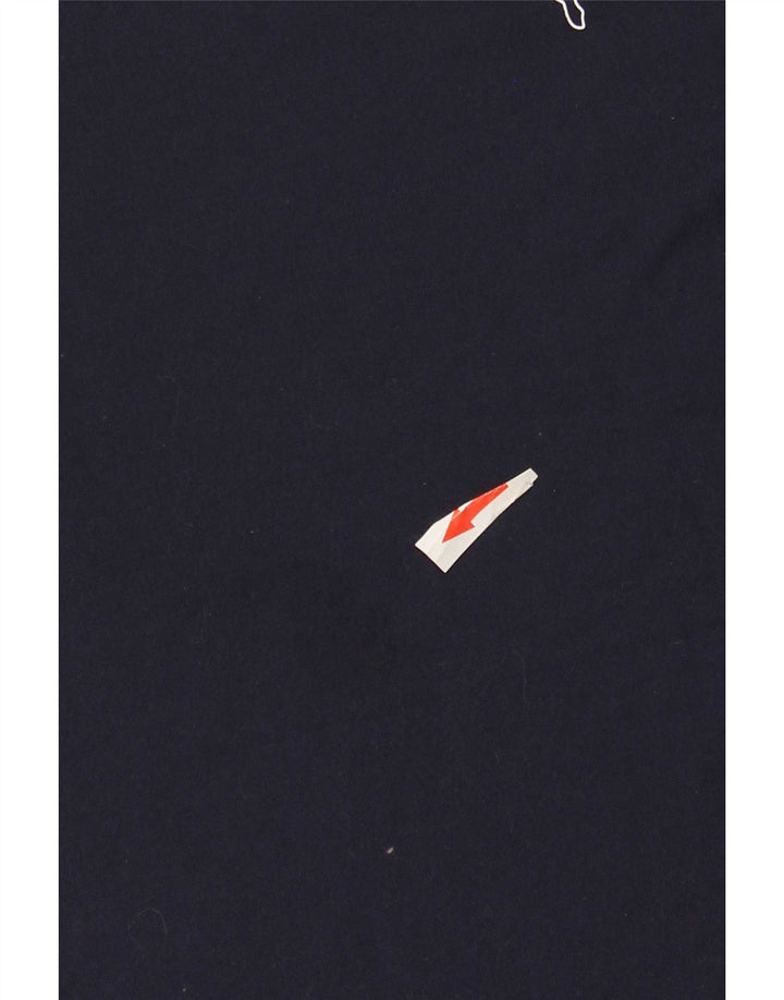 T-shirt da uomo Puma Top Large in poliestere blu navy