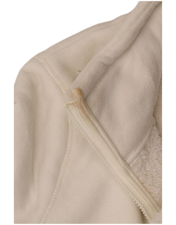 Giacca in pile da donna Marks & Spencer UK 20 2XL Cotone bianco