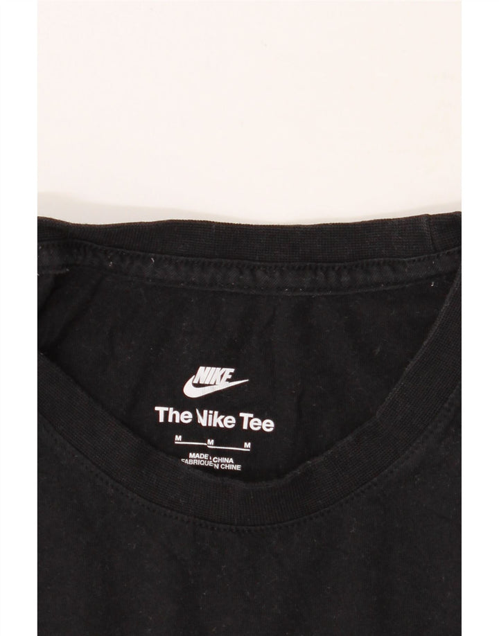 NIKE Mens T-Shirt Top Medium Black Cotton Vintage Nike and Second-Hand Nike from Messina Hembry 