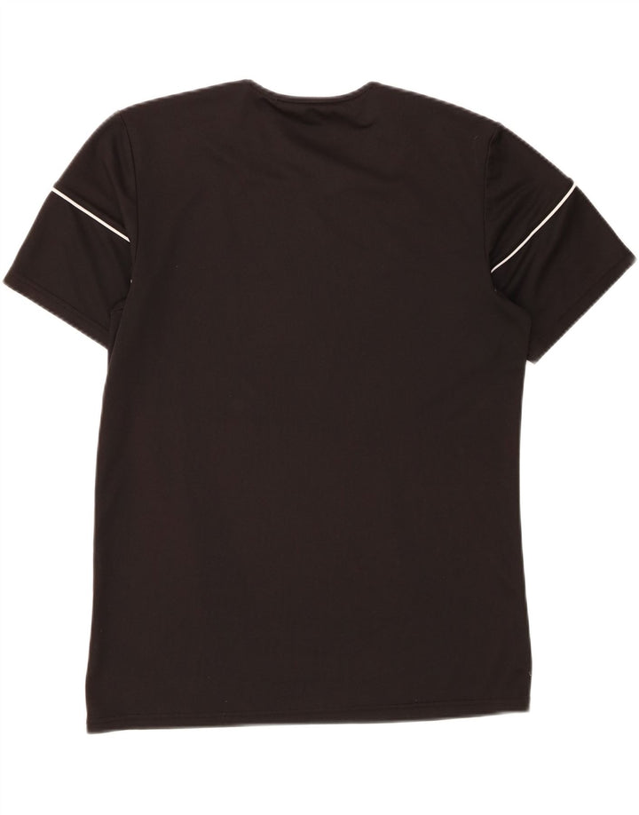 ADIDAS Mens Climalite T-Shirt Top Medium Black Vintage Adidas and Second-Hand Adidas from Messina Hembry 