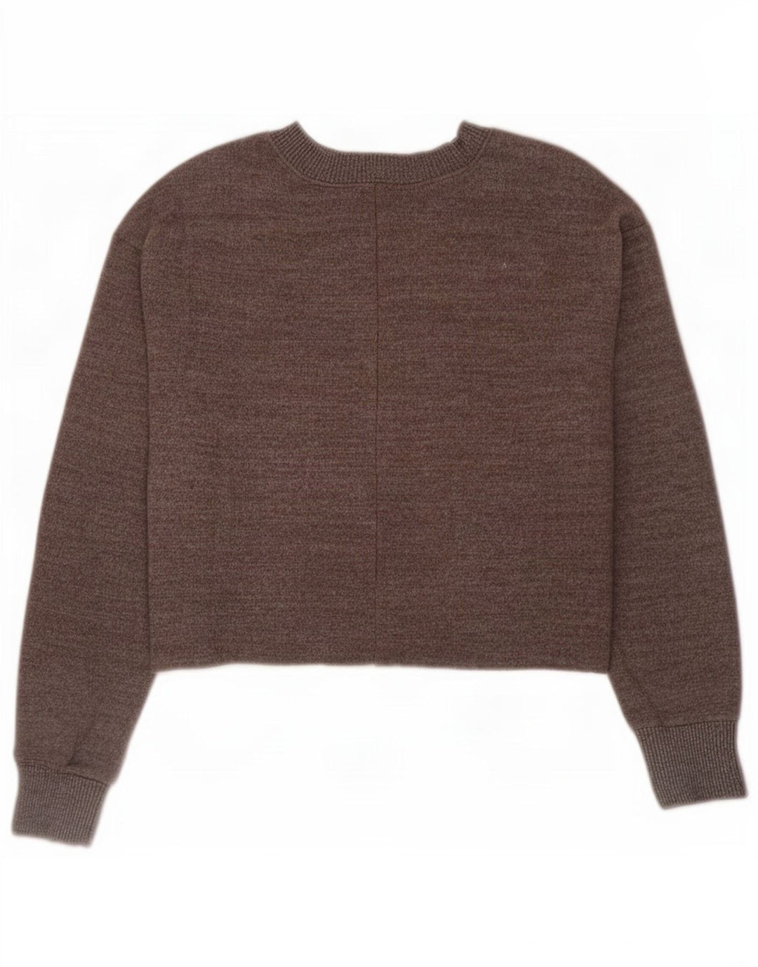 Top corto in camicetta corta da donna Zara UK 16 grande cotone grigio