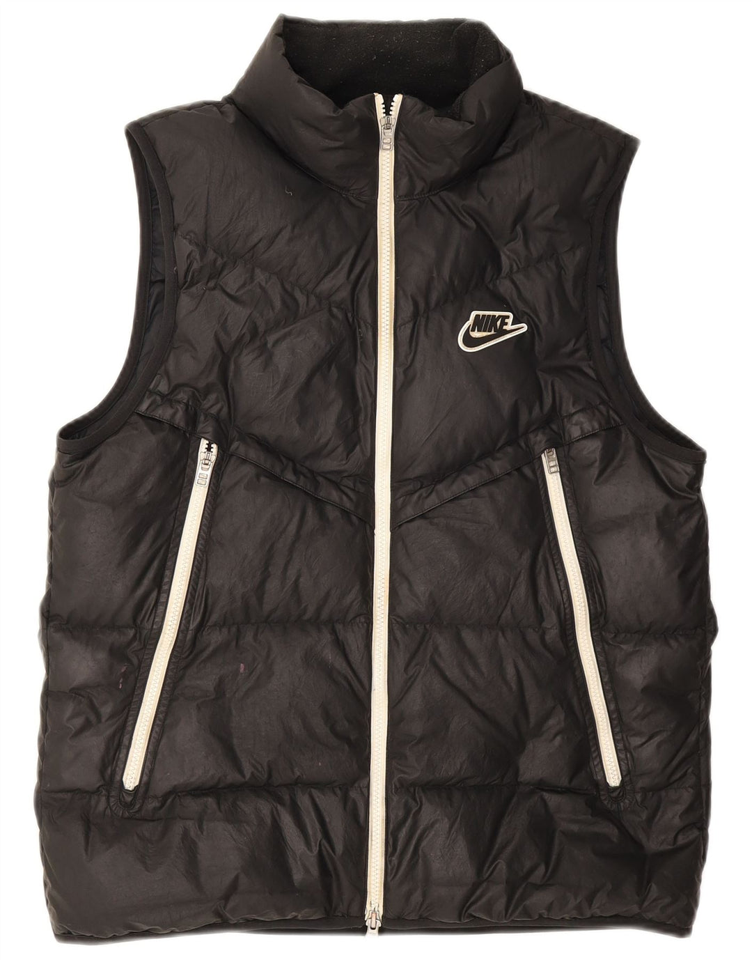 Gilet imbottito da uomo Nike UK 38 medio nero poliestere