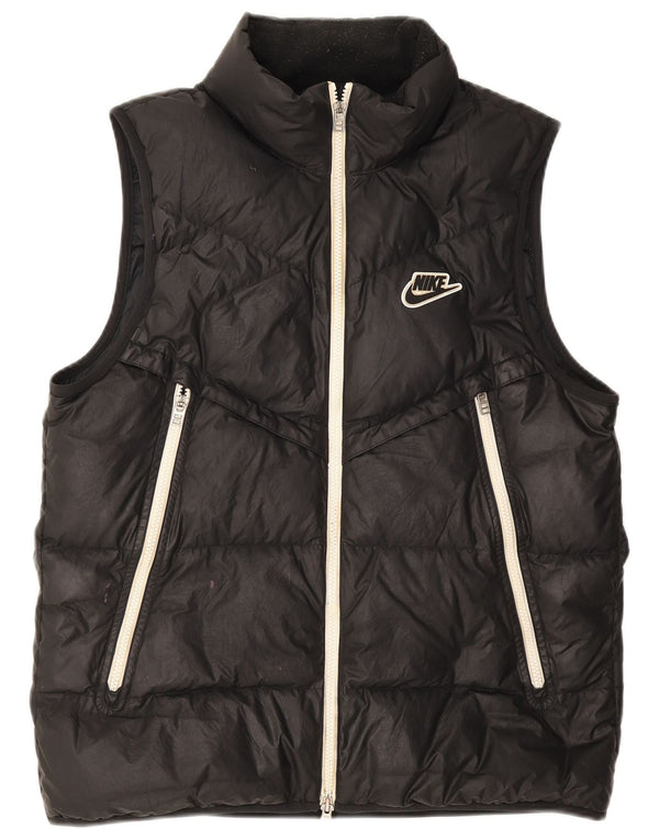Gilet imbottito da uomo Nike UK 38 medio nero poliestere