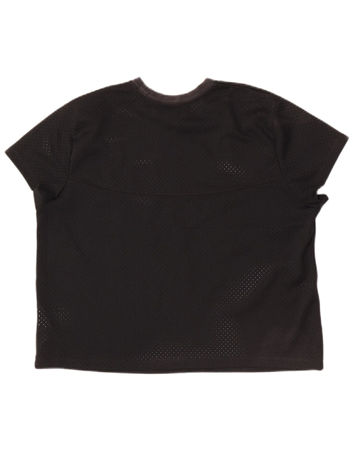 T-shirt grafica da donna Nike Top UK 18 XL poliestere nero