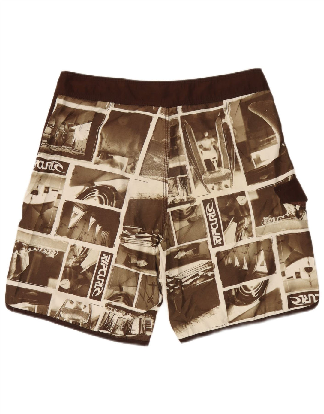 Pantaloncini da bagno grafici da uomo Rip Curl XL Patchwork marrone