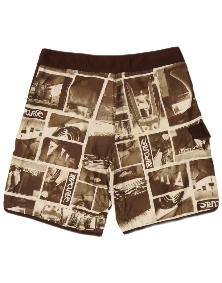 Pantaloncini da bagno grafici da uomo Rip Curl XL Patchwork marrone