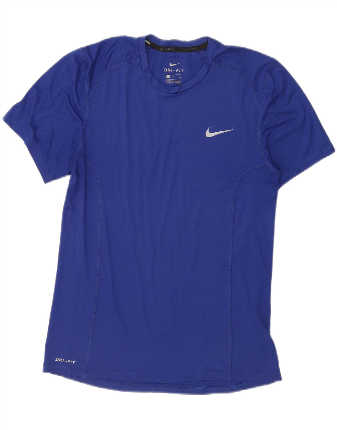 T-shirt Nike Dri Fit da uomo, piccola, in poliestere blu