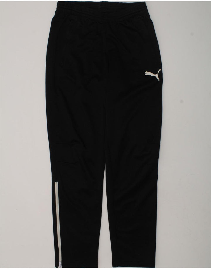 PUMA Boys Tracksuit Trousers 13-14 Years Black | Vintage Puma | Thrift | Second-Hand Puma | Used Clothing | Messina Hembry 