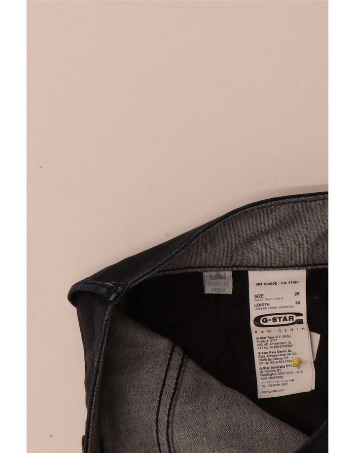 Jeans slim da donna G-Star W26 L32 cotone blu navy