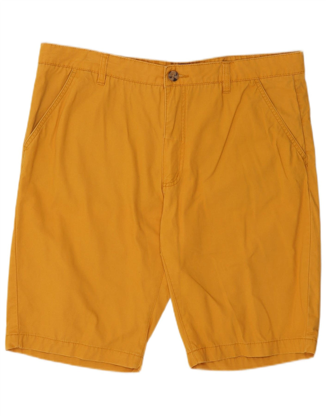 Pantaloncini chino vestibilità regolare da uomo di Dack IT 52 XL W38 cotone giallo