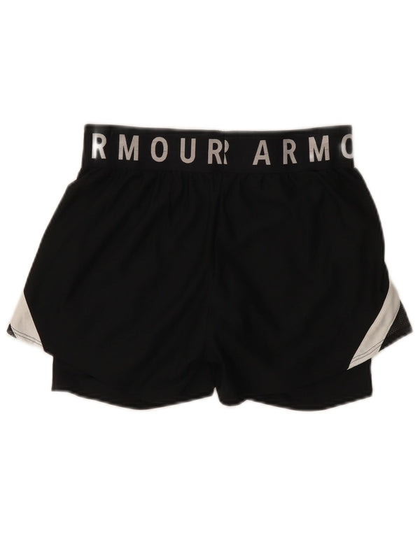 Pantaloncini sportivi Under Armour da donna Heat Gear UK 8 Small Black Colourblock
